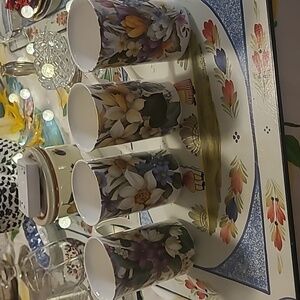 St.George bone china tea mugs,set of 4 for one price.